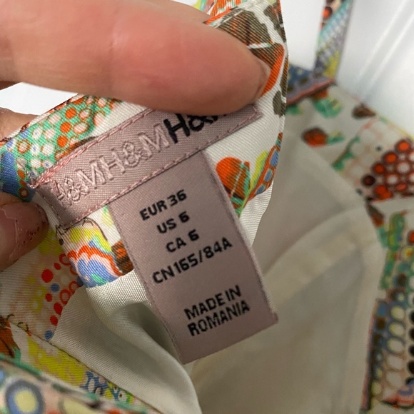 H&M Limited Edition Print Mini Dress (Size 6) - Picture 5 of 7